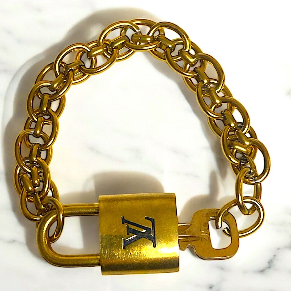 Authentic Louis Vuitton Padlock Key Comes with Complimentary Bracelet